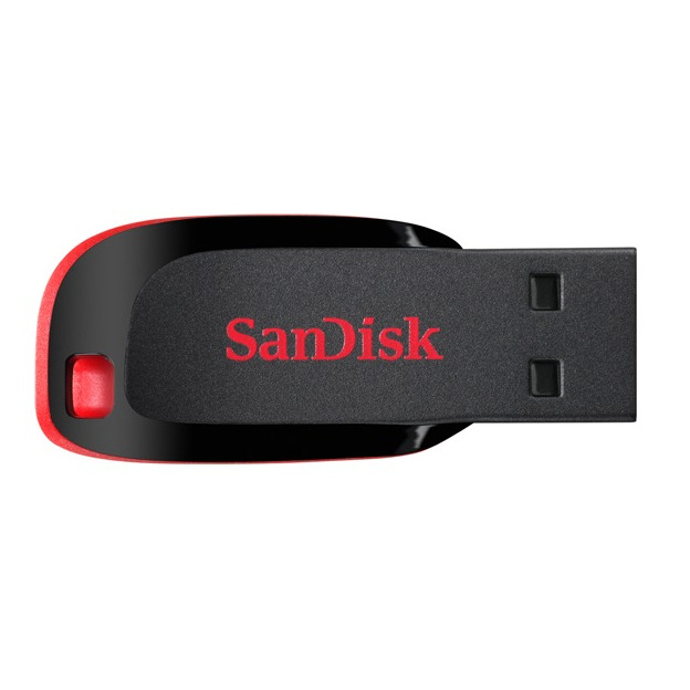 SanDisk Cruzer Blade 16GB USB-sticks Zwart