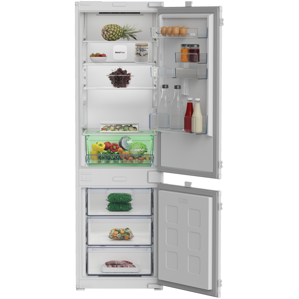 Beko B3BCNA294HS Koel-vriescombinatie