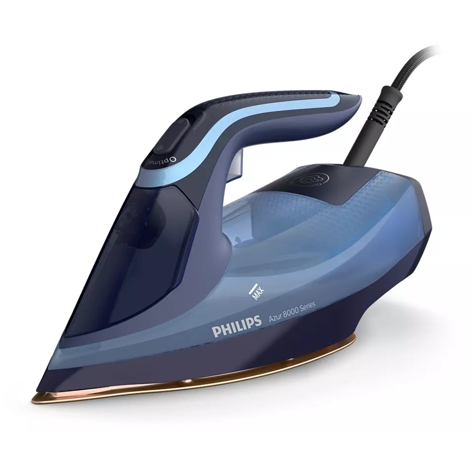 Philips DST8020/20 Stoomstrijkijzer Blauw afbeelding