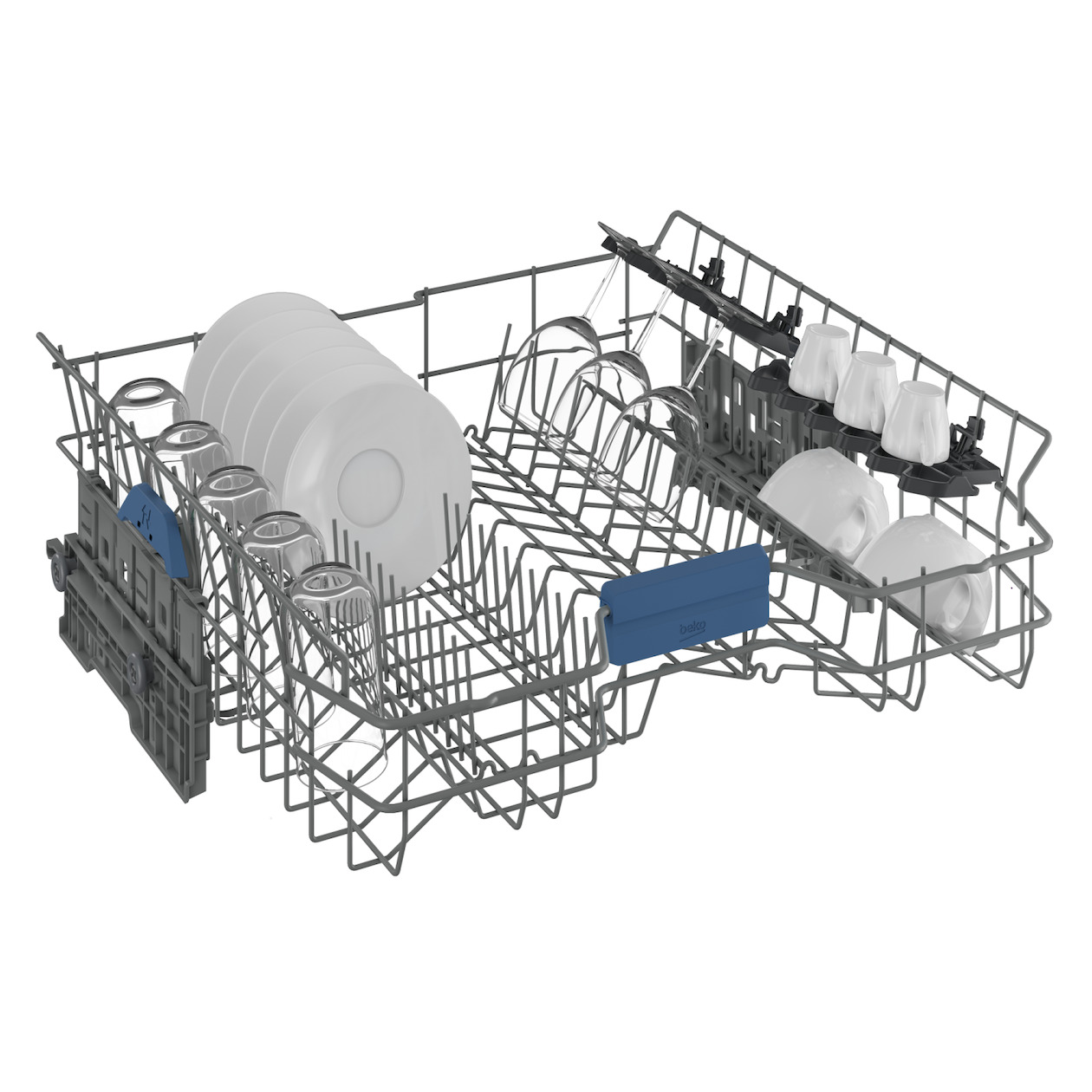 Beko BDFN26560GP PowerIntense Vrijstaande vaatwasser Zwart, foto 3