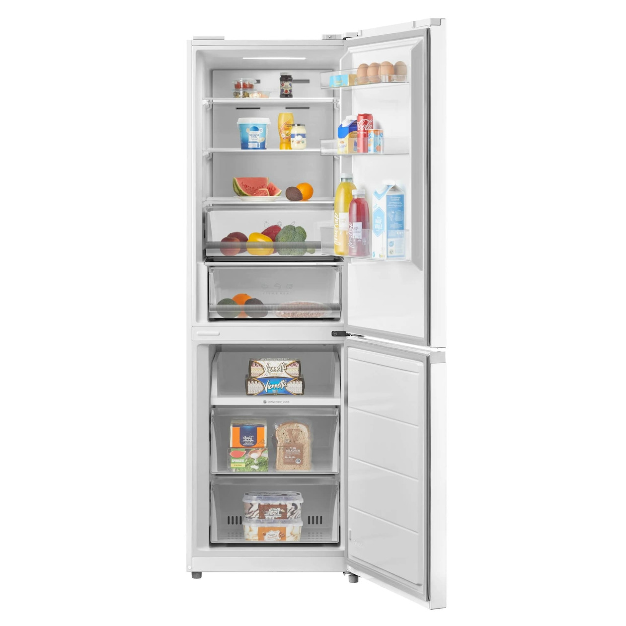 Inventum KV1850W Koel-vriescombinatie Wit afbeelding