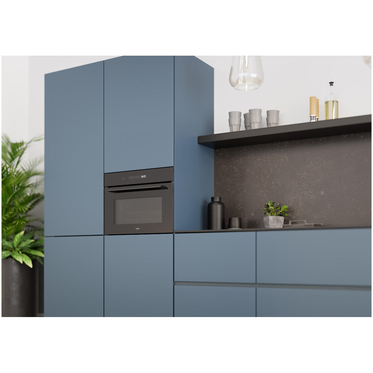 Etna CM514GLS Inbouw oven met magnetron Zwart