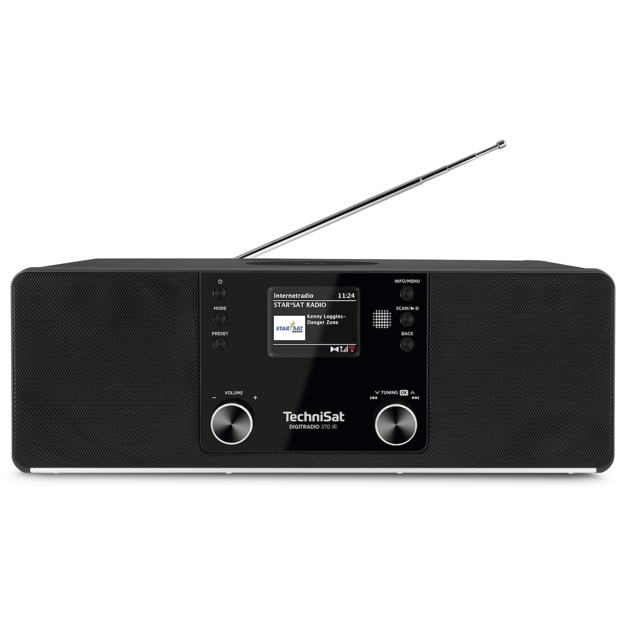 TechniSat Digitradio 370 IR Hybride radio Zwart afbeelding