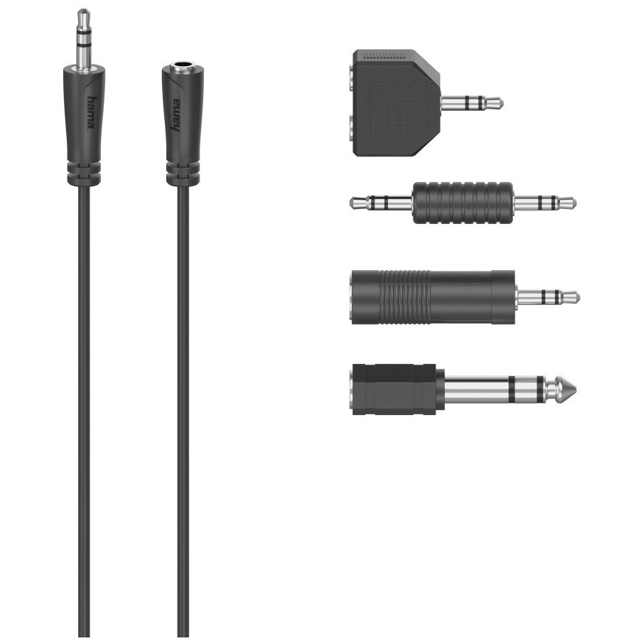 Hama Jack-aansluitset, 2,5 m Mini jack kabel afbeelding