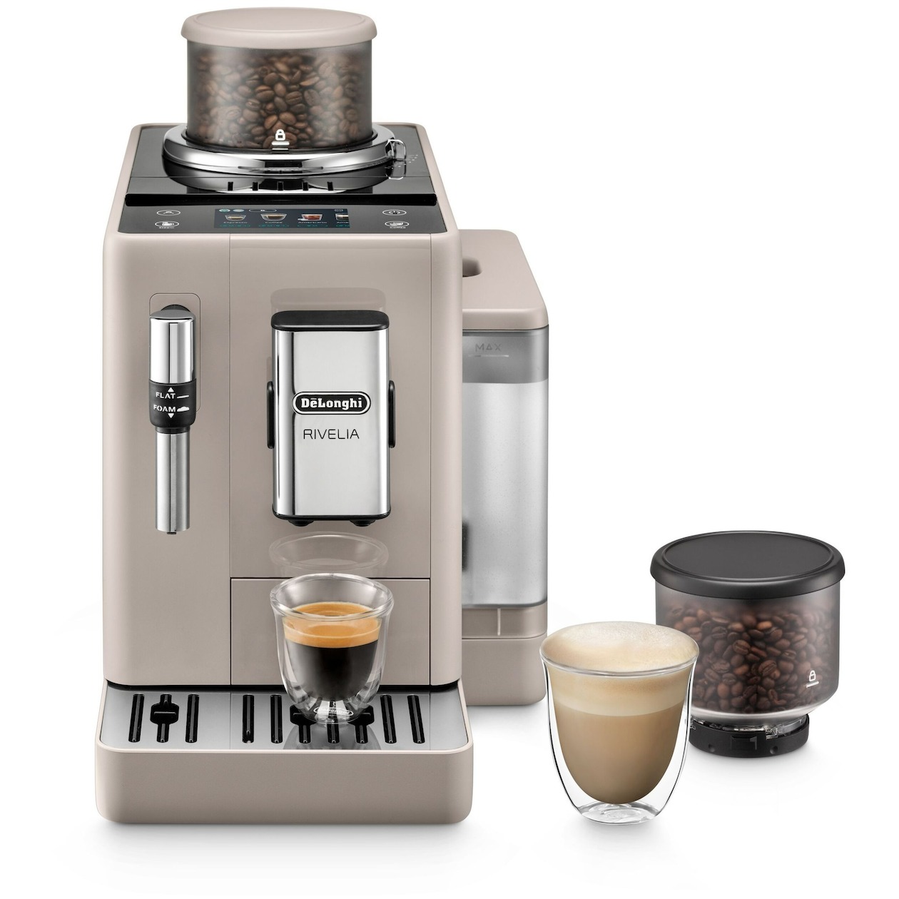 De&apos;Longhi Rivelia EXAM440.35.BG Volautomaat Beige afbeelding