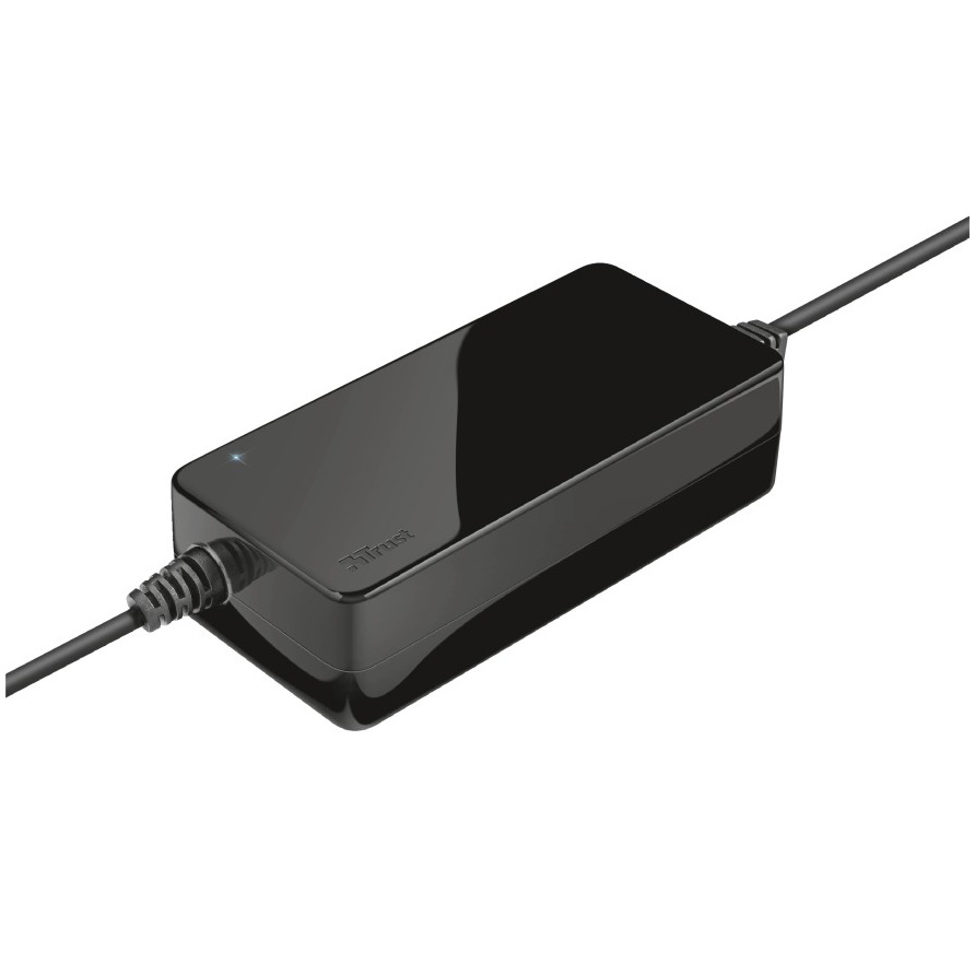 Trust Primo Universele 70W-laptopoplader Desktop accessoire Zwart afbeelding