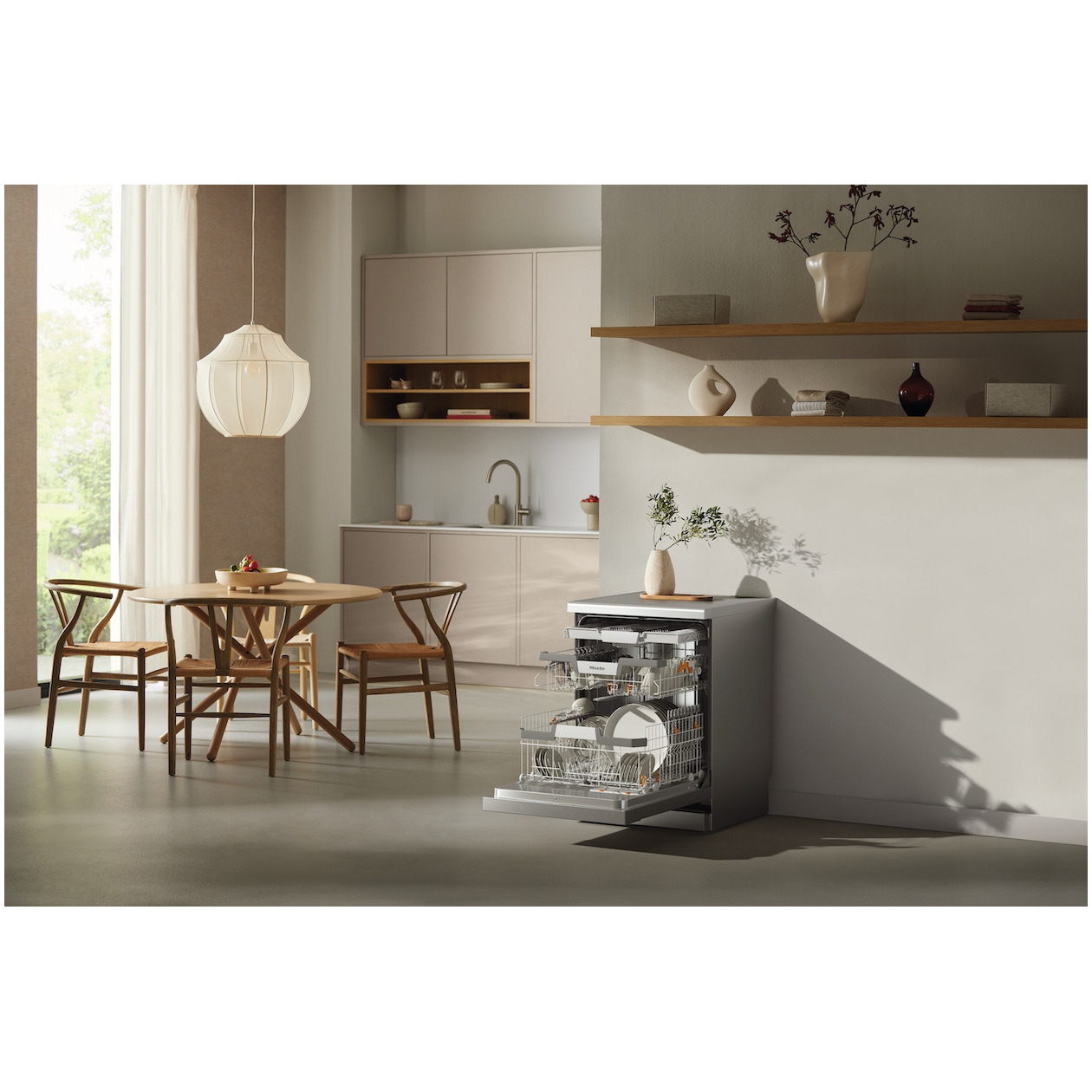 Miele G 5633 SC MER ED230 1,9 CS Front Excell Vrijstaande vaatwasser Grijs, foto 2