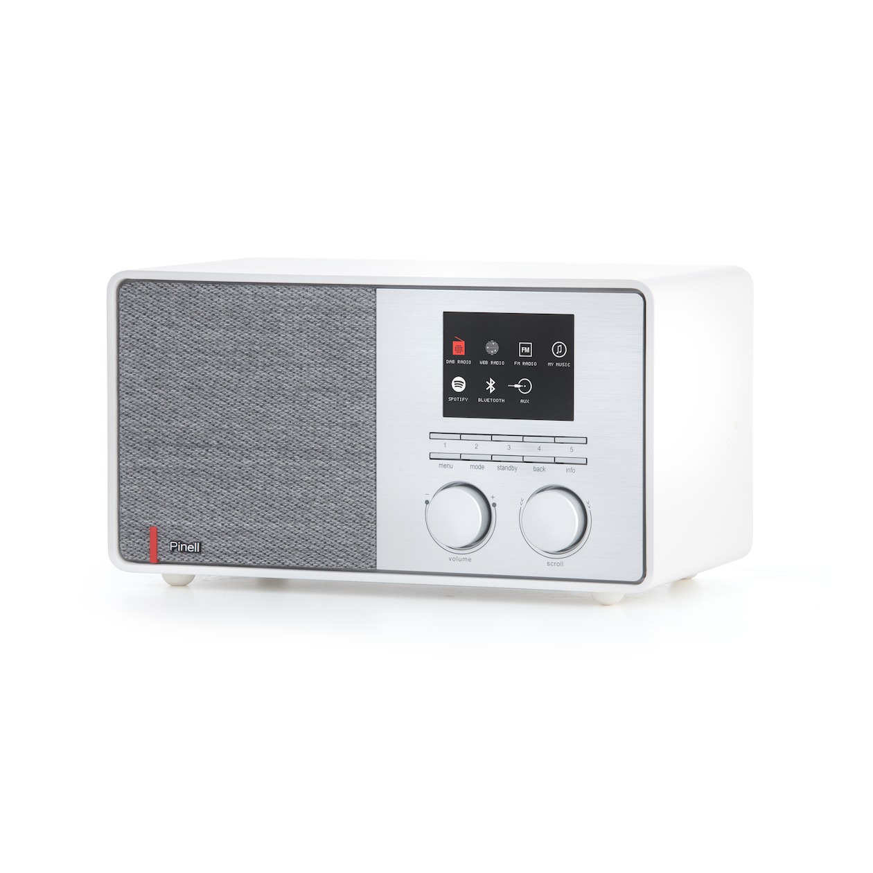 Pinell Supersound 301 Hybride radio Wit afbeelding