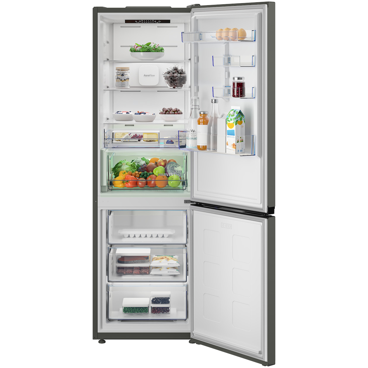 Beko B5RCNA376HG HARVESTfresh Selective Line Koel-vriescombinatie Grijs, foto 2
