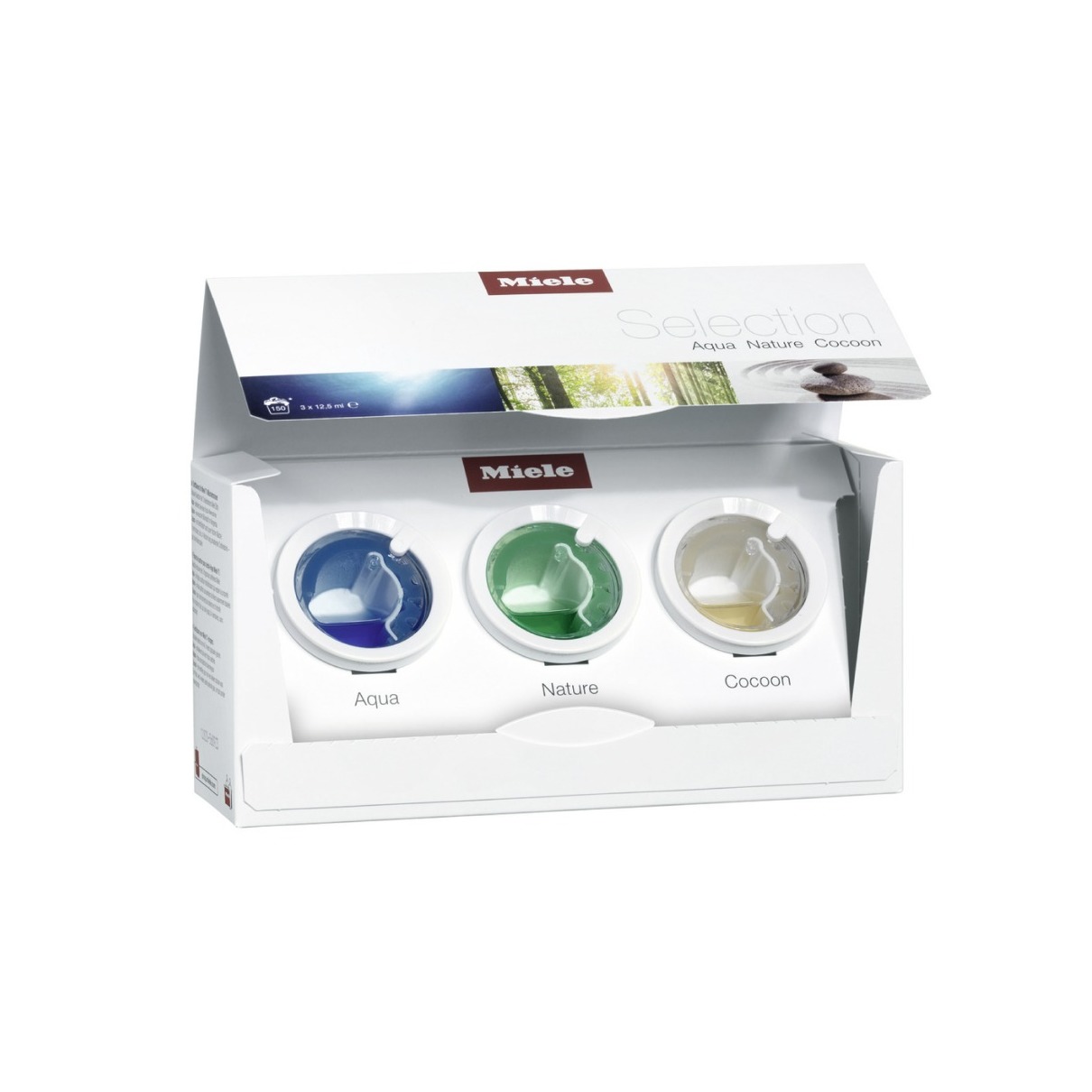 Miele Geurflacon set 3x Selection (Aqua, Nature, Cocoon) Wasmachine accessoire