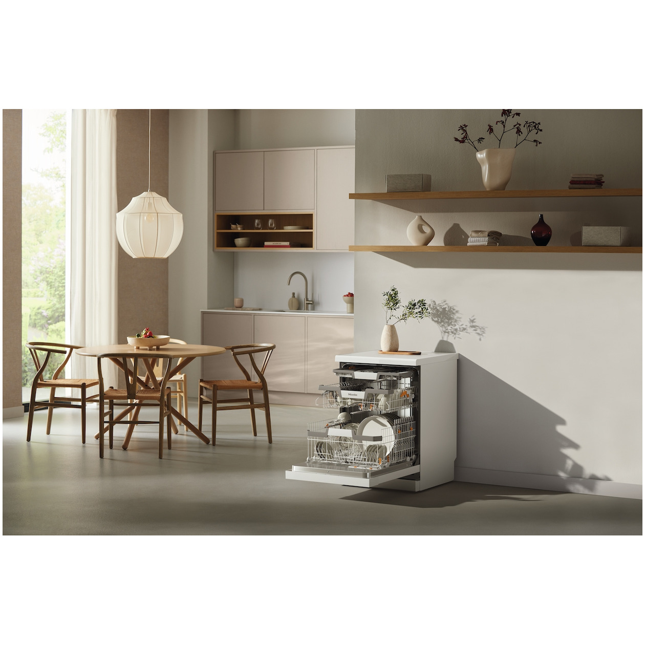 Miele G 5833 SC MER BW230 1,9 Excellence Vrijstaande vaatwasser Wit, foto 2
