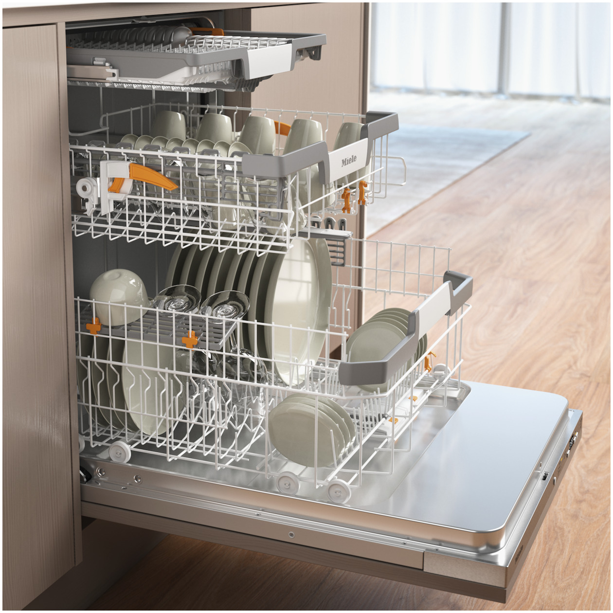 Miele G 5868 SCVi XXL MER ED230 1,9 Excellence Volledig geïntegreerde vaatwasser, foto 3