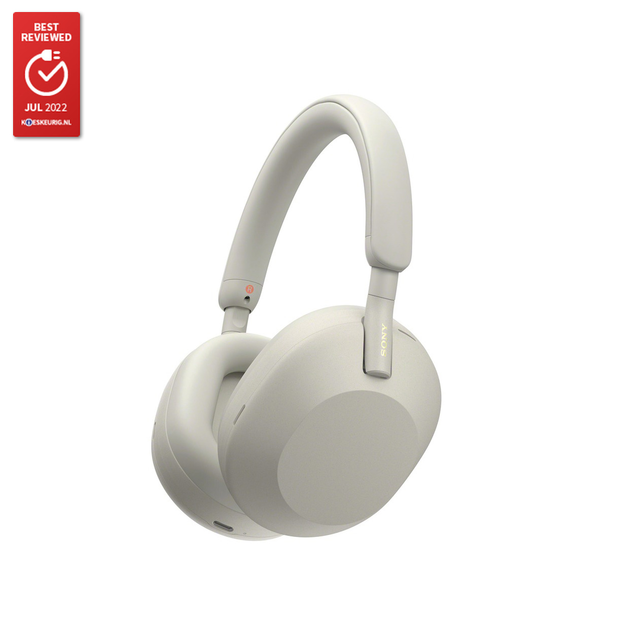 Sony WH-1000XM5 Over-ear hoofdtelefoon Zilver