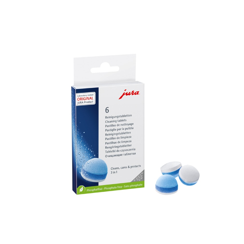 Jura 3 in 1 reinigingstabl. (6 st.) Reinigingstablet afbeelding