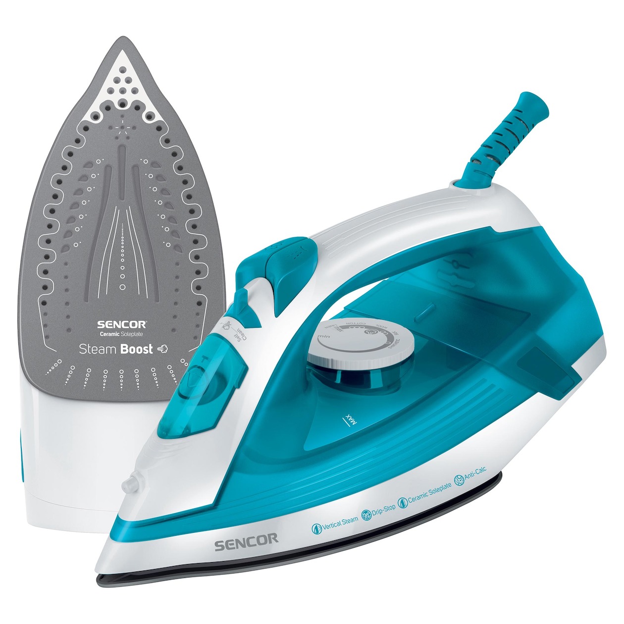 Sencor SSI 2800BL Strijkijzer Blauw afbeelding