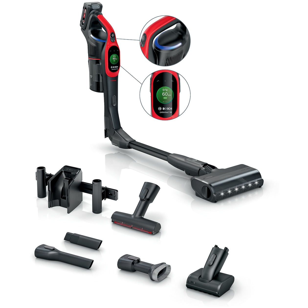 Bosch BCS1041PET Unlimited 10 Steelstofzuiger zonder zak afbeelding
