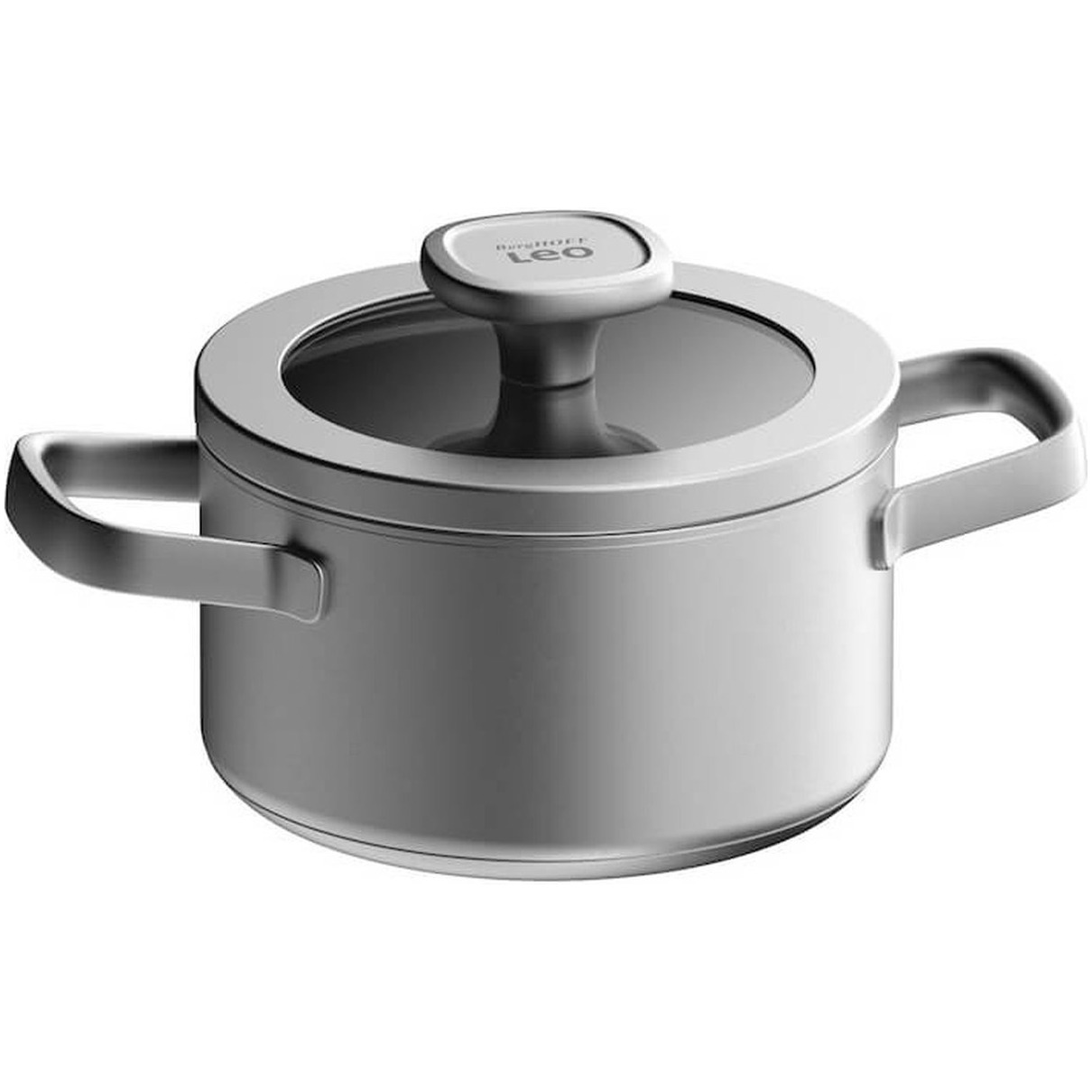 BergHOFF Leo kookpan met deksel RVS 16x8,5cm Pan afbeelding