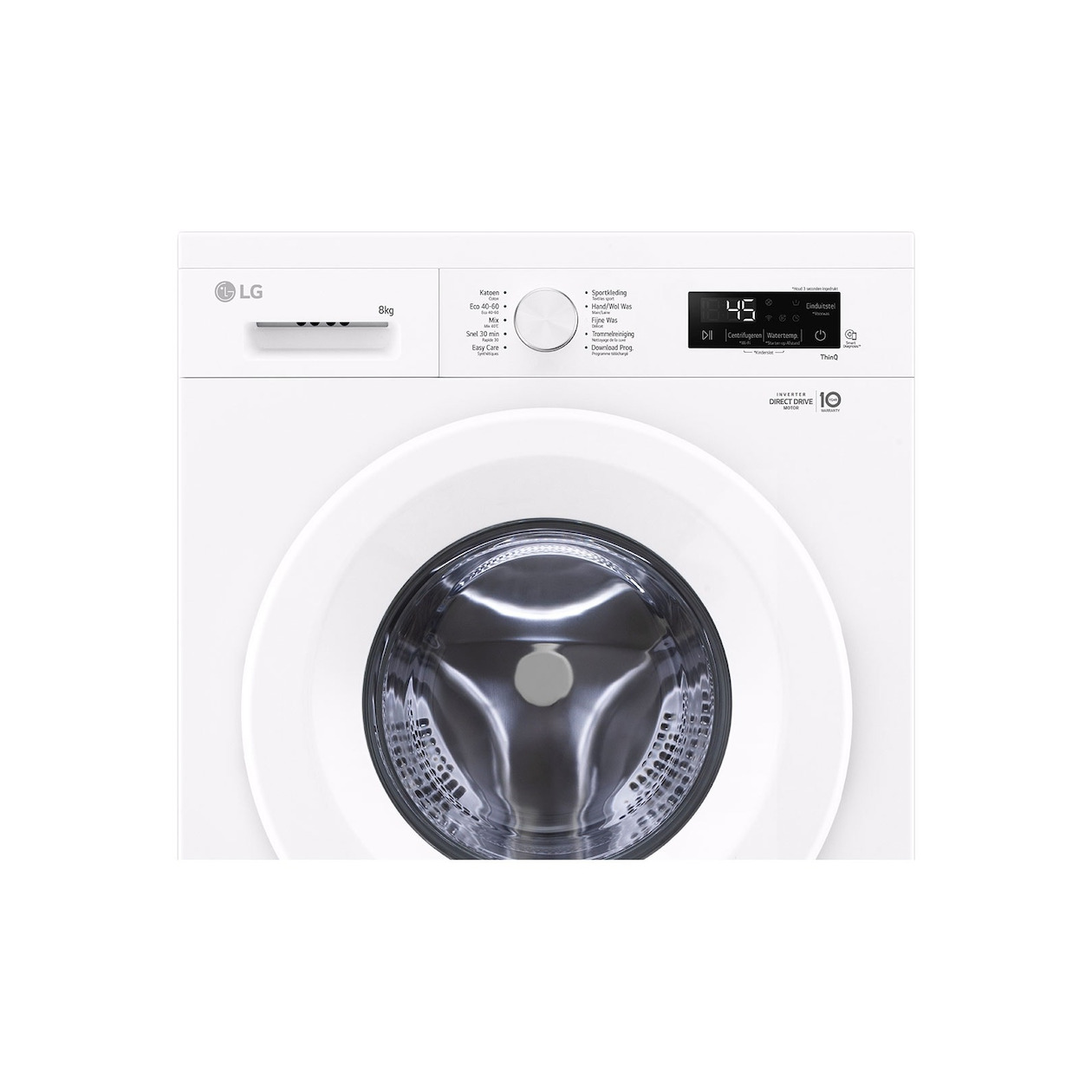 LG F4X1008NWH Wasmachine Wit, foto 3