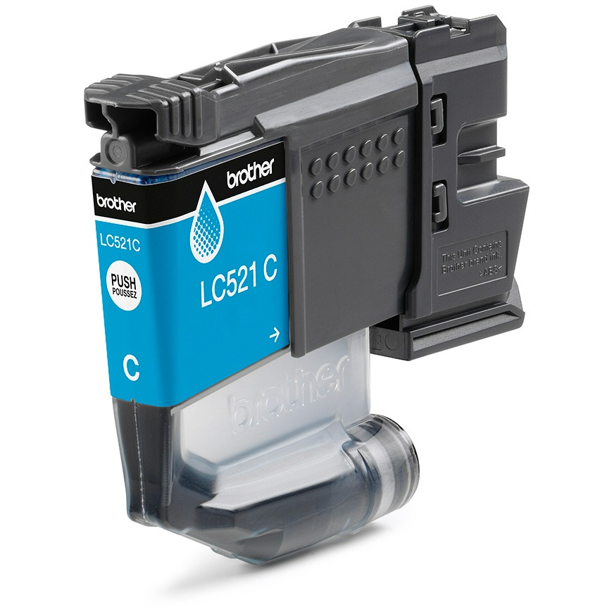 Brother LC-521C Cartridge Inkt Blauw afbeelding