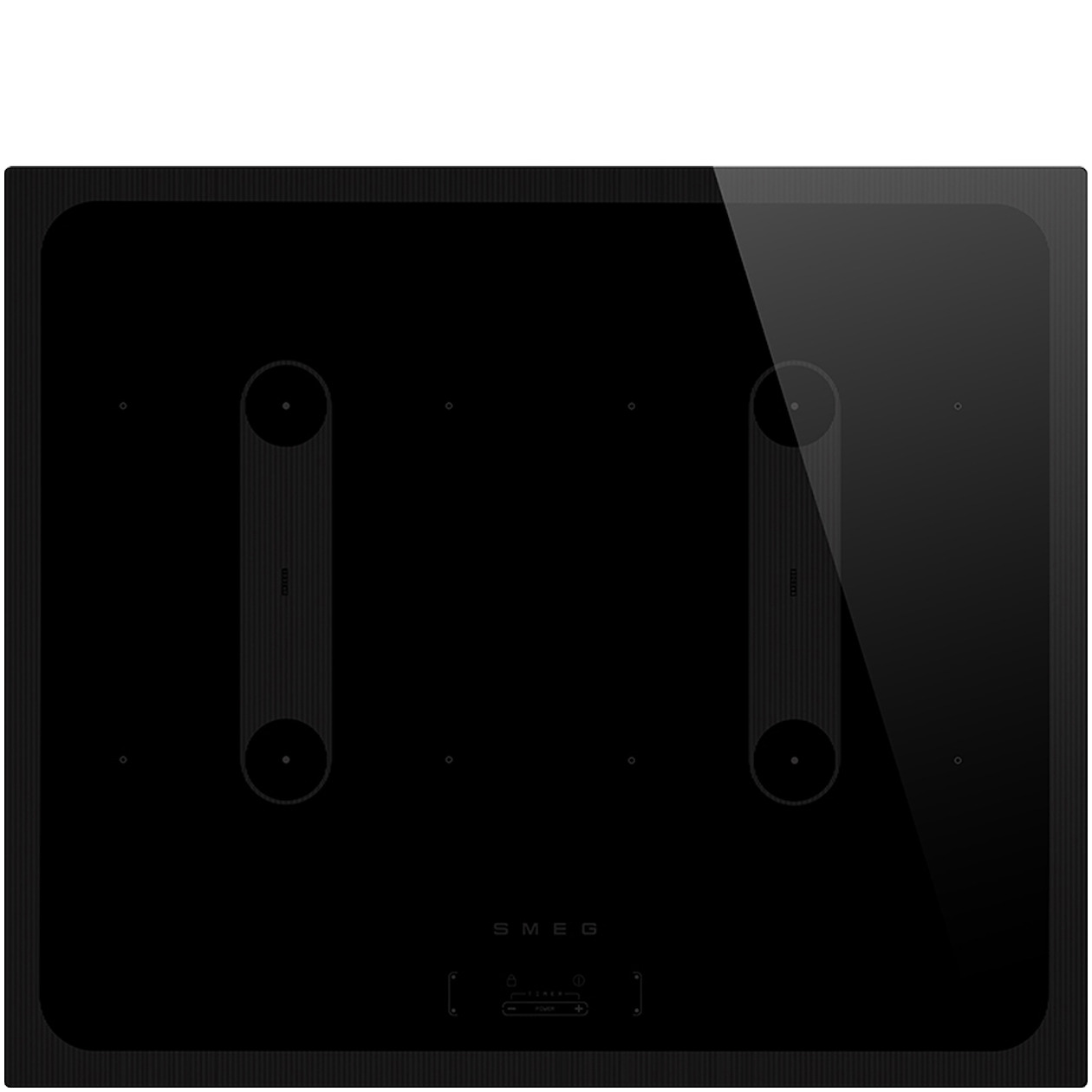 Smeg SI2B22641D Inductie kookplaat Zwart