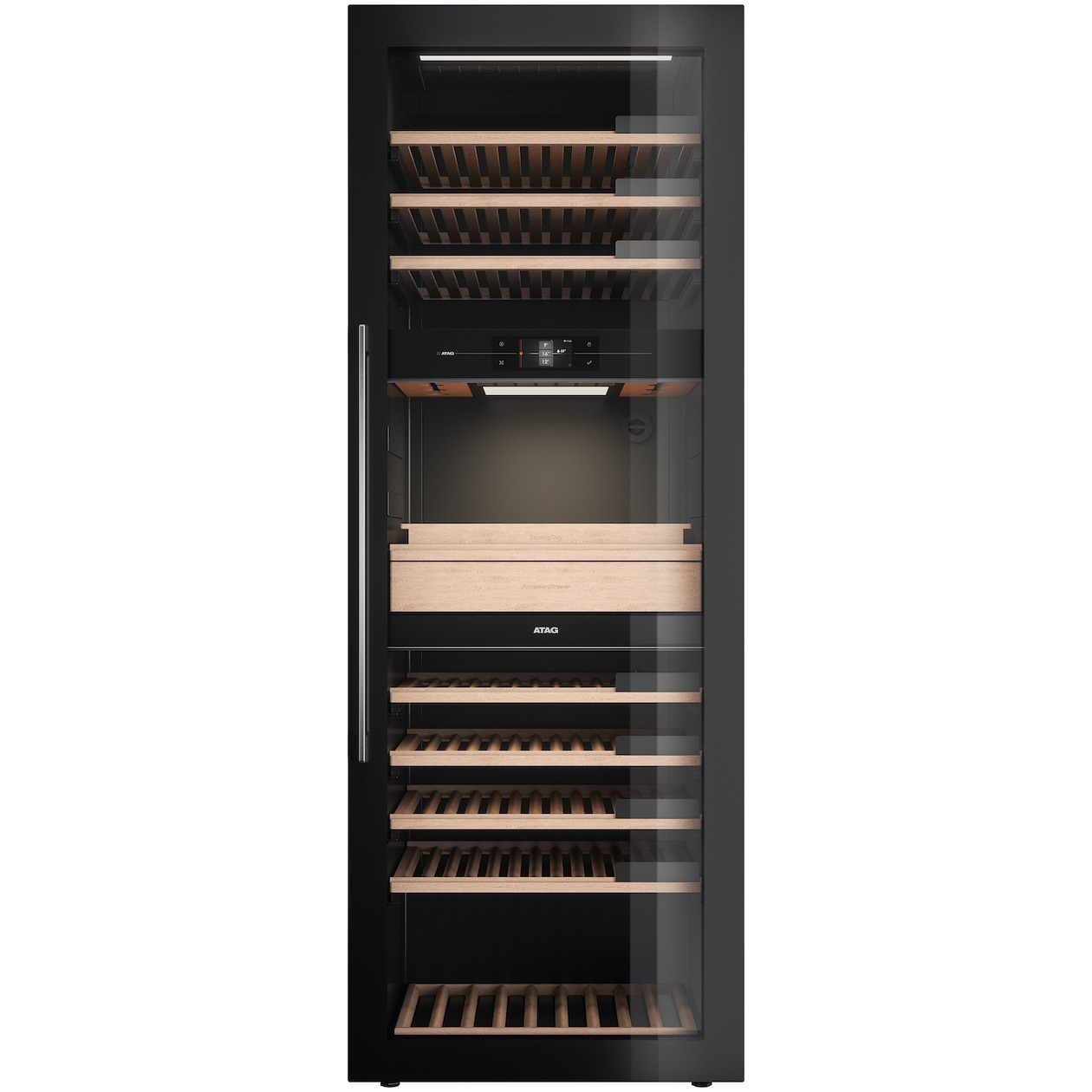Atag KA8074K3C Inbouw wijnkoelkast Zwart afbeelding