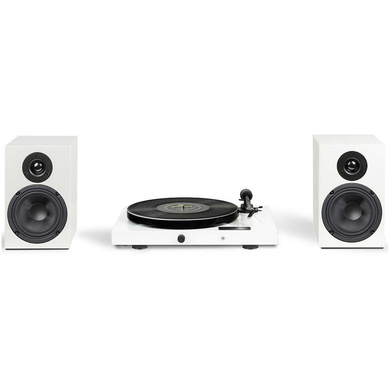 Pro-Ject Jukebox E1 + Speaker Box 5E Set Draaitafel systeem Platenspeler Wit afbeelding