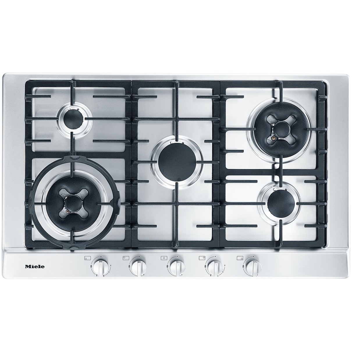 Miele KM2054G Gas kookplaat Grijs afbeelding