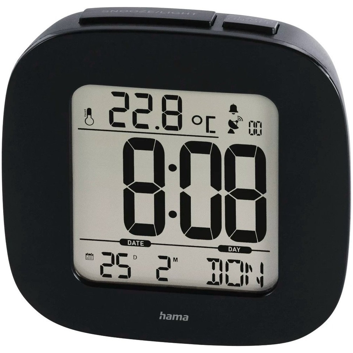 Hama Draadloze wekker RC 45 Wekker radio Zwart afbeelding