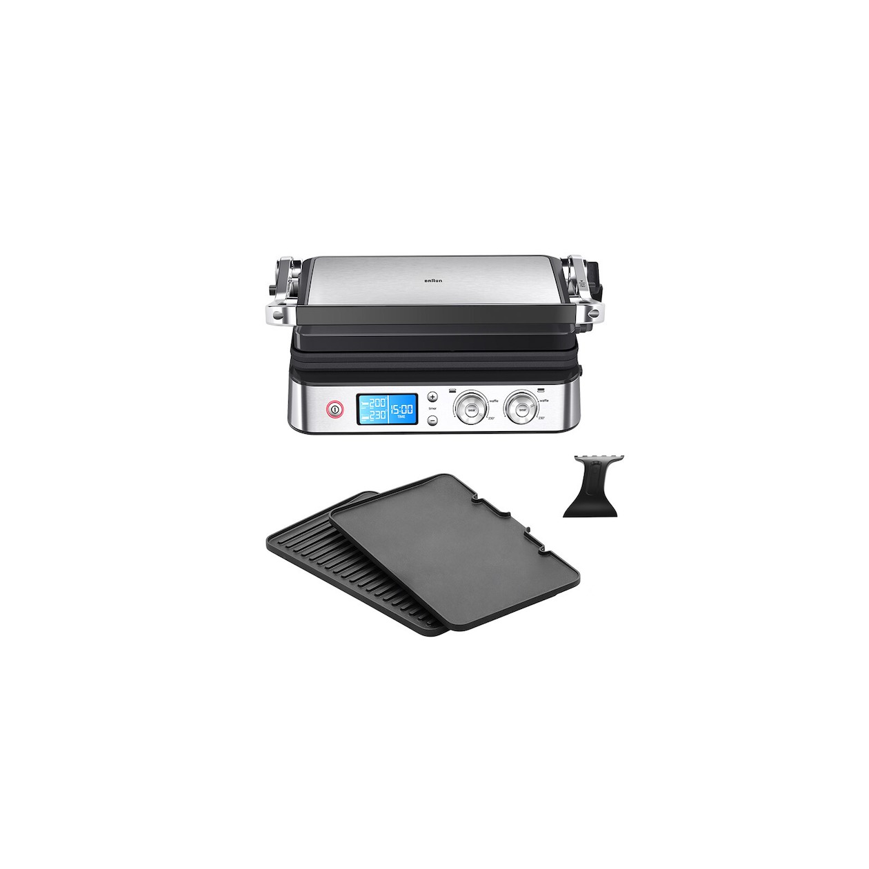 Braun CG9040 MultiGrill 9 Contact grill Zwart, foto 2