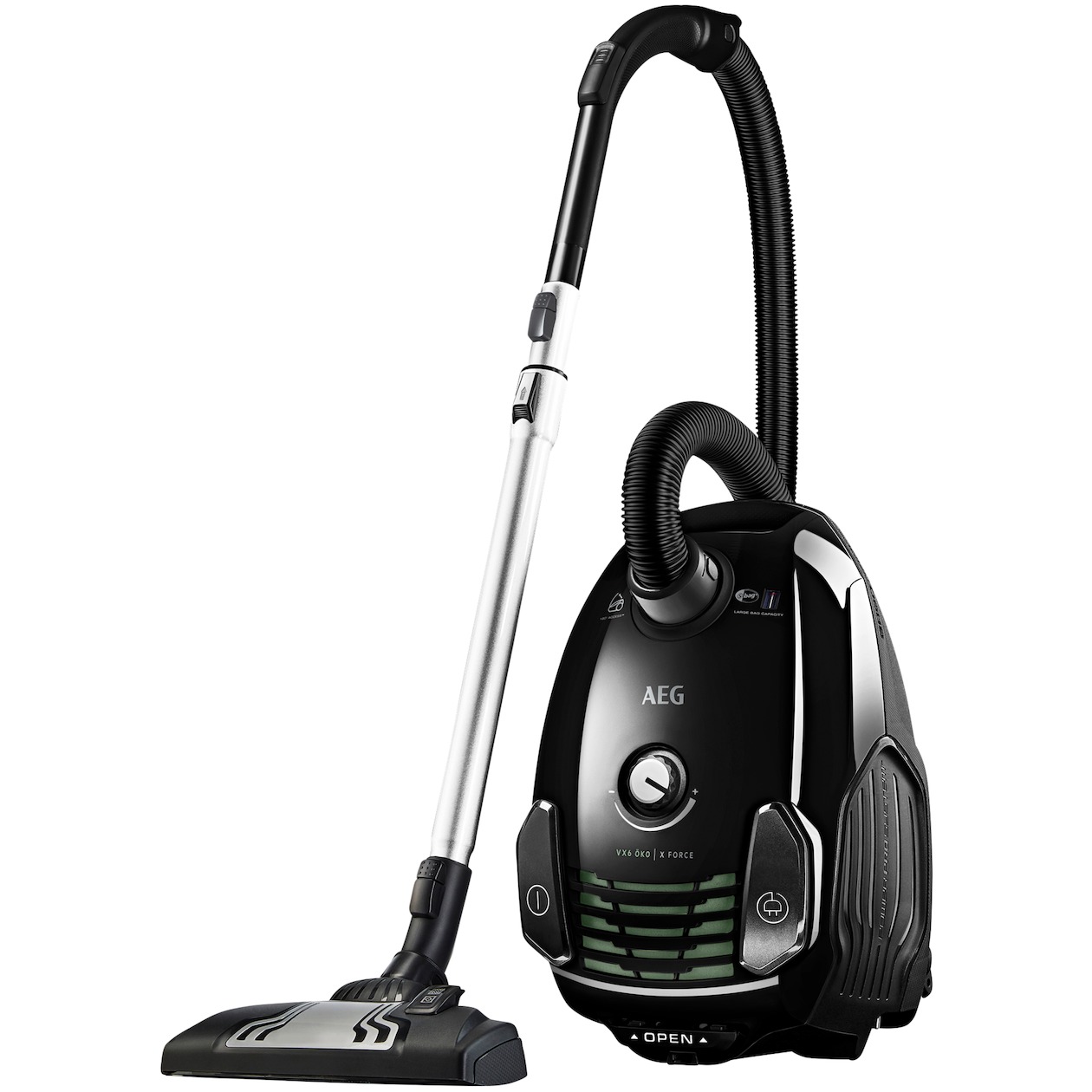 AEG VX6-2-ECO Stofzuiger met zak Zwart afbeelding