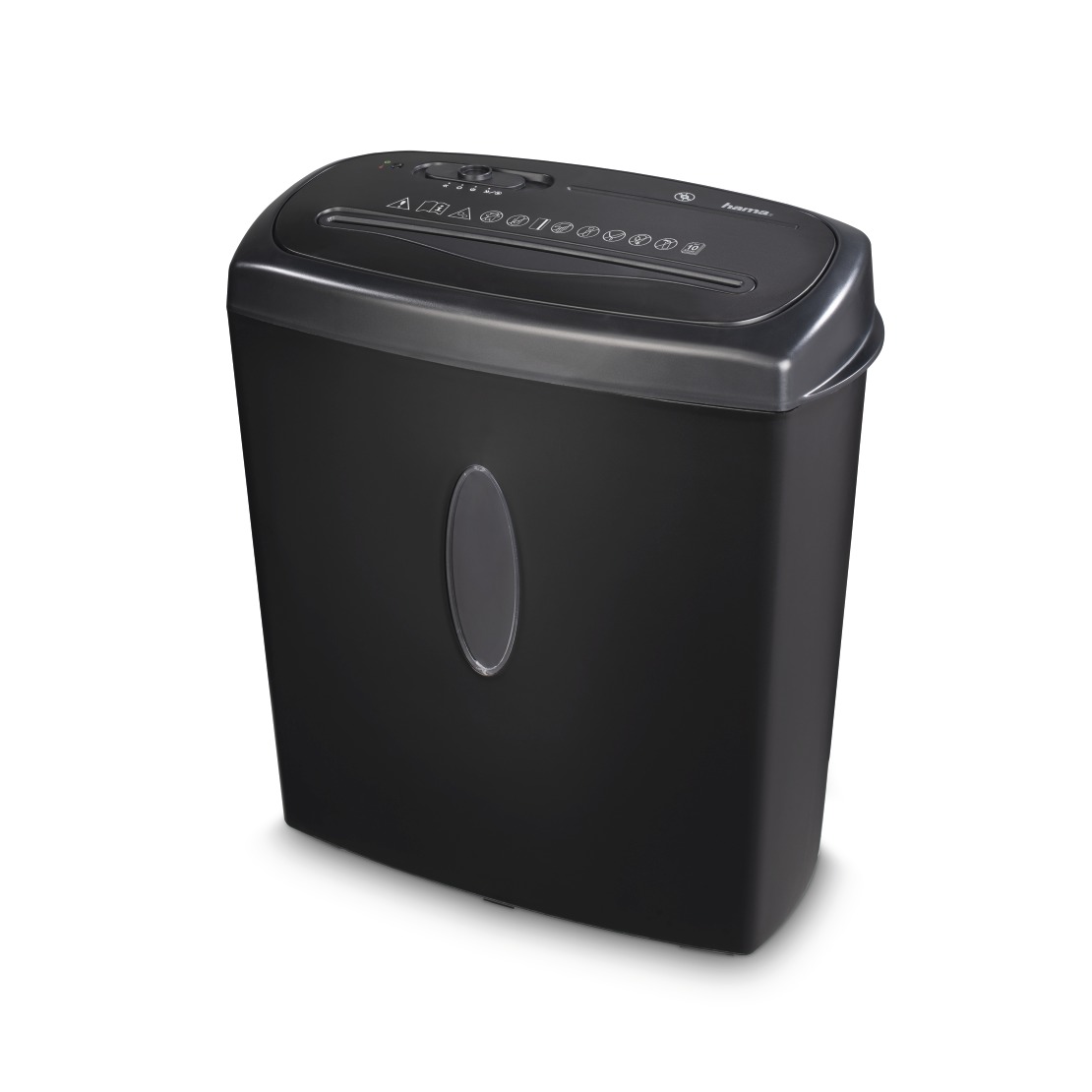 Hama Papiervernietiger Home X10CD Papierversnipperaars Zwart afbeelding