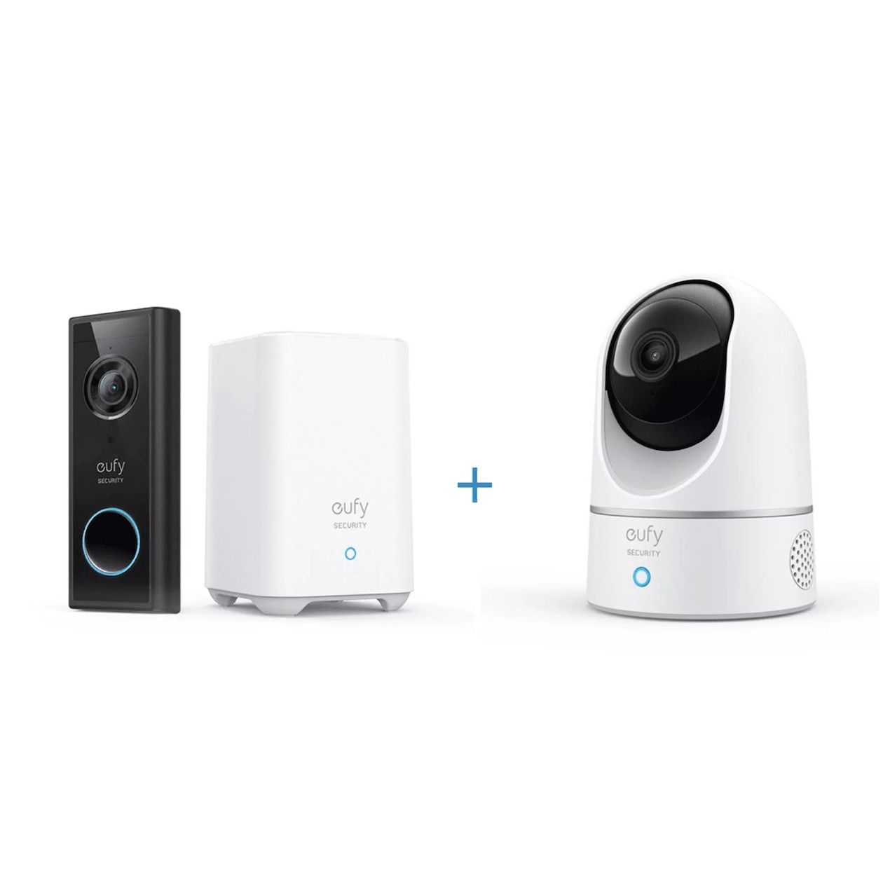 Eufy Doorbell 2K & Indoor Cam Slimme deurbel Zwart