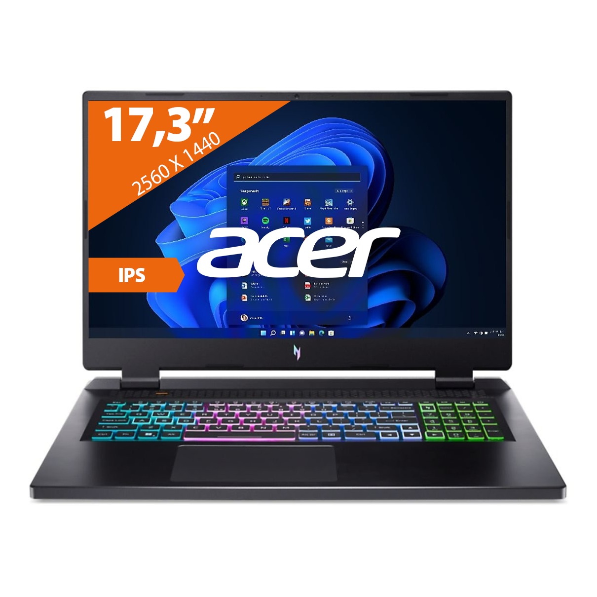 Expert Acer Nitro 17 AN17-41-R2AE Zwart aanbieding