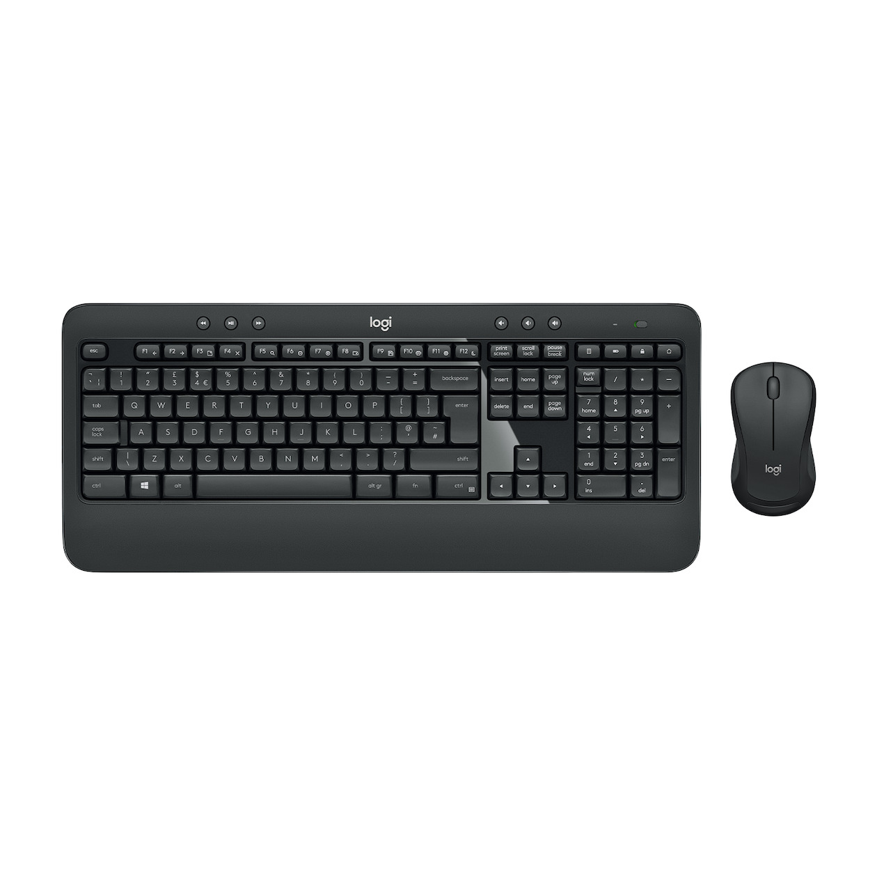 Logitech MK540 Advanced Draadloze Toetsenbord en Muis Toetsenbord Zwart, foto 2