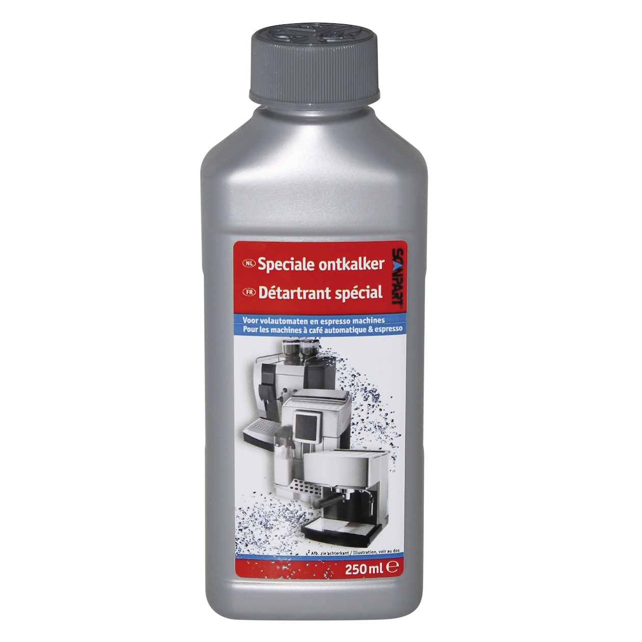 Scanpart espressomachine ontkalker 250ml Ontkalker Transparant afbeelding