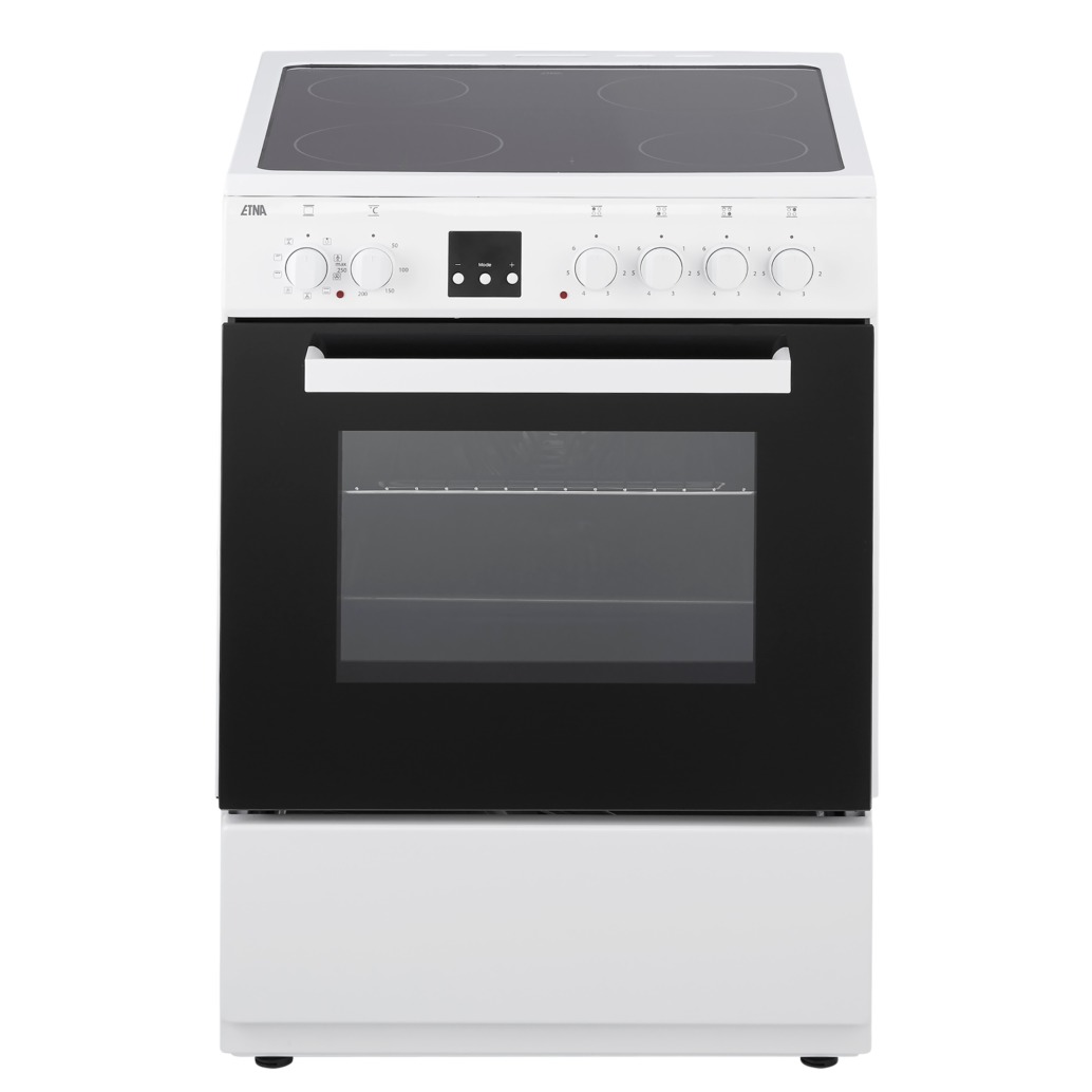 Etna FKV761WIT Keramisch fornuis Wit afbeelding