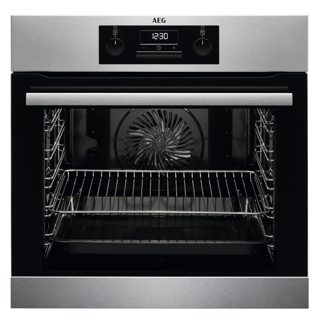 AEG BES331010M Inbouw oven Grijs afbeelding