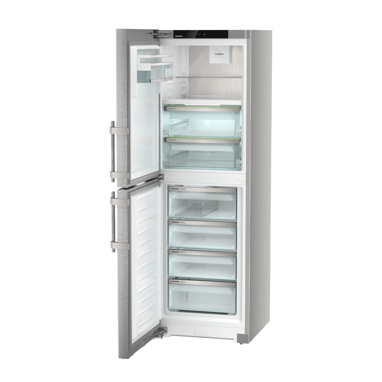 Liebherr SBNsdd 526i-22 Koel-vriescombinatie Zilver afbeelding
