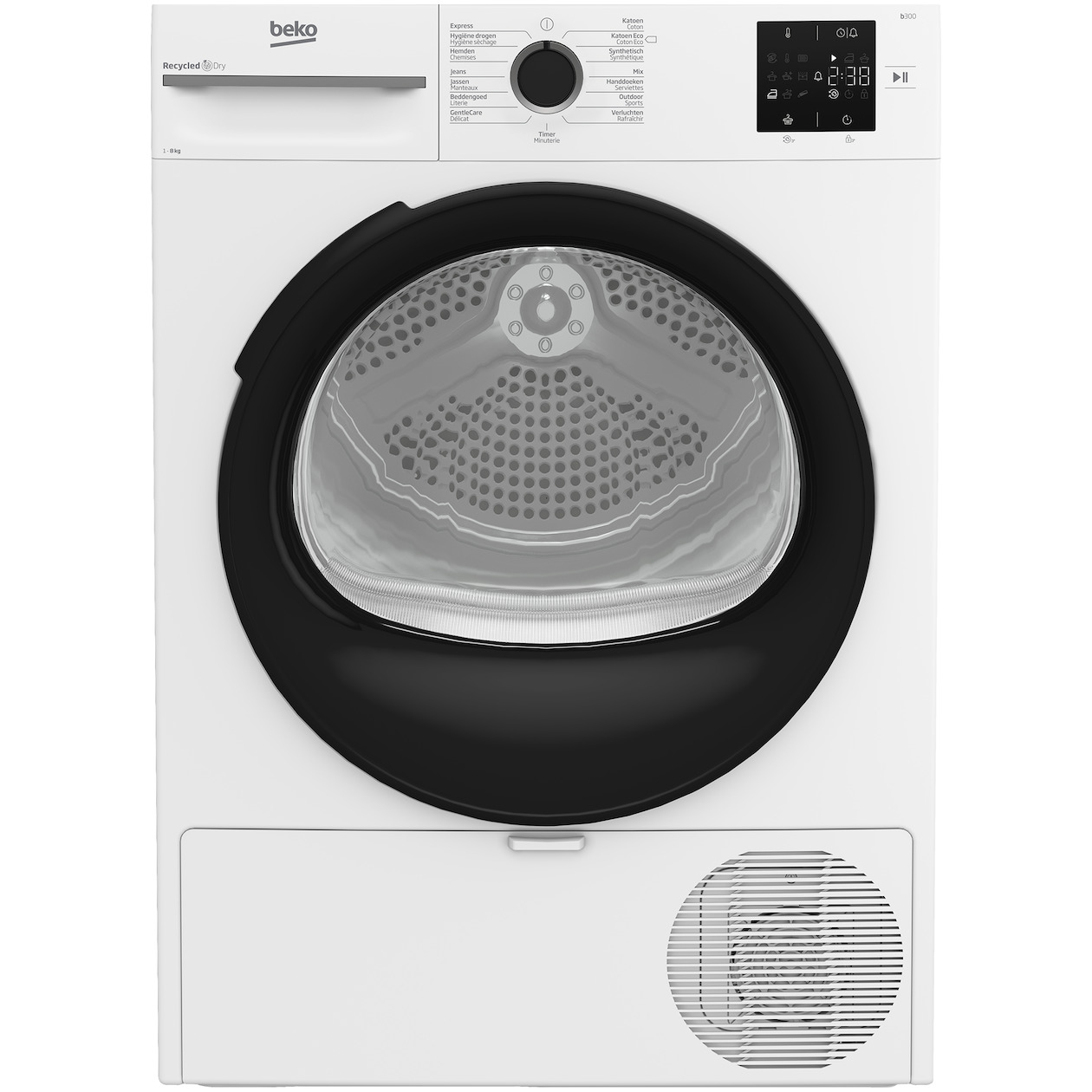 Beko BM3T3823W Warmtepompdroger Wit afbeelding