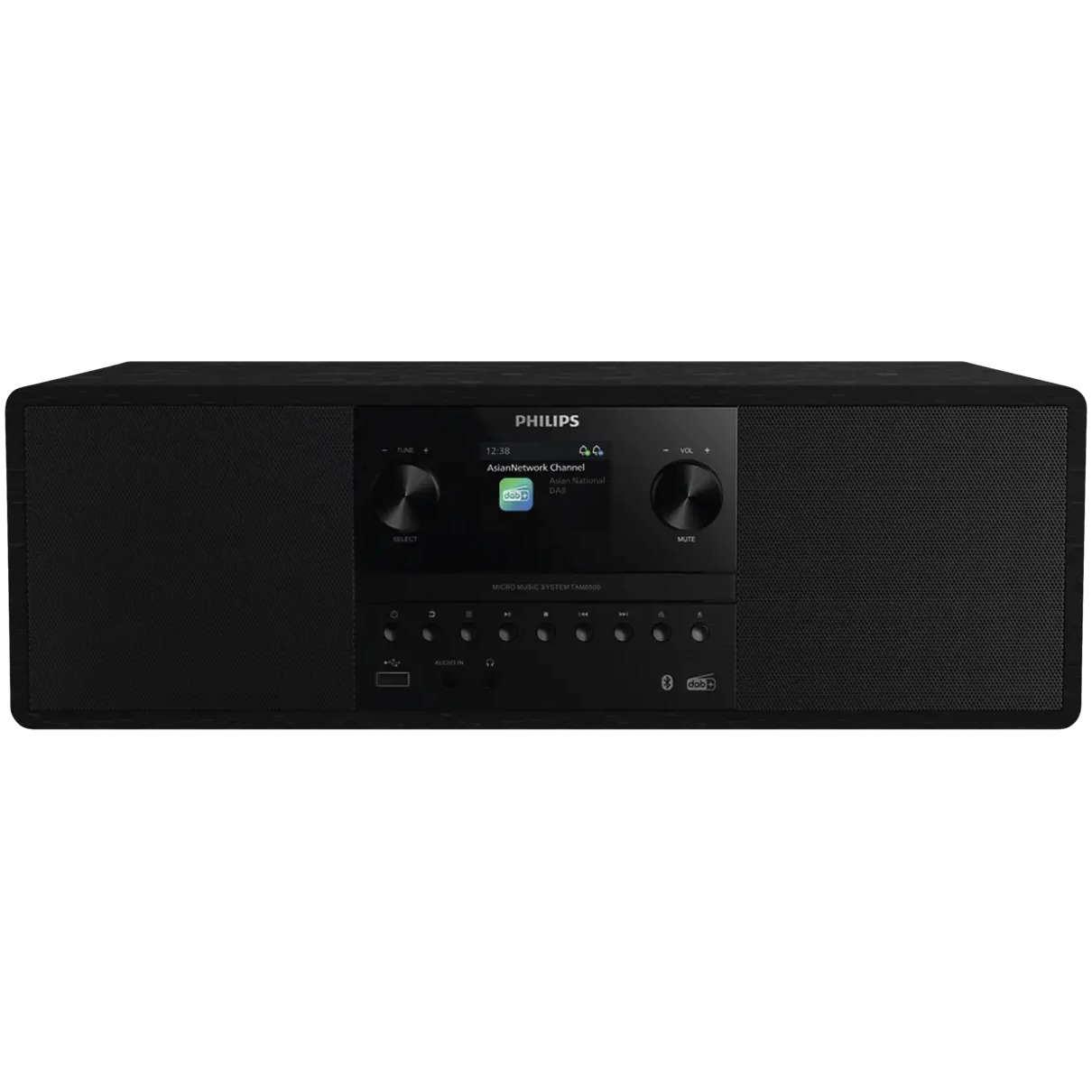 Philips TAM6500 Stereo set Zwart