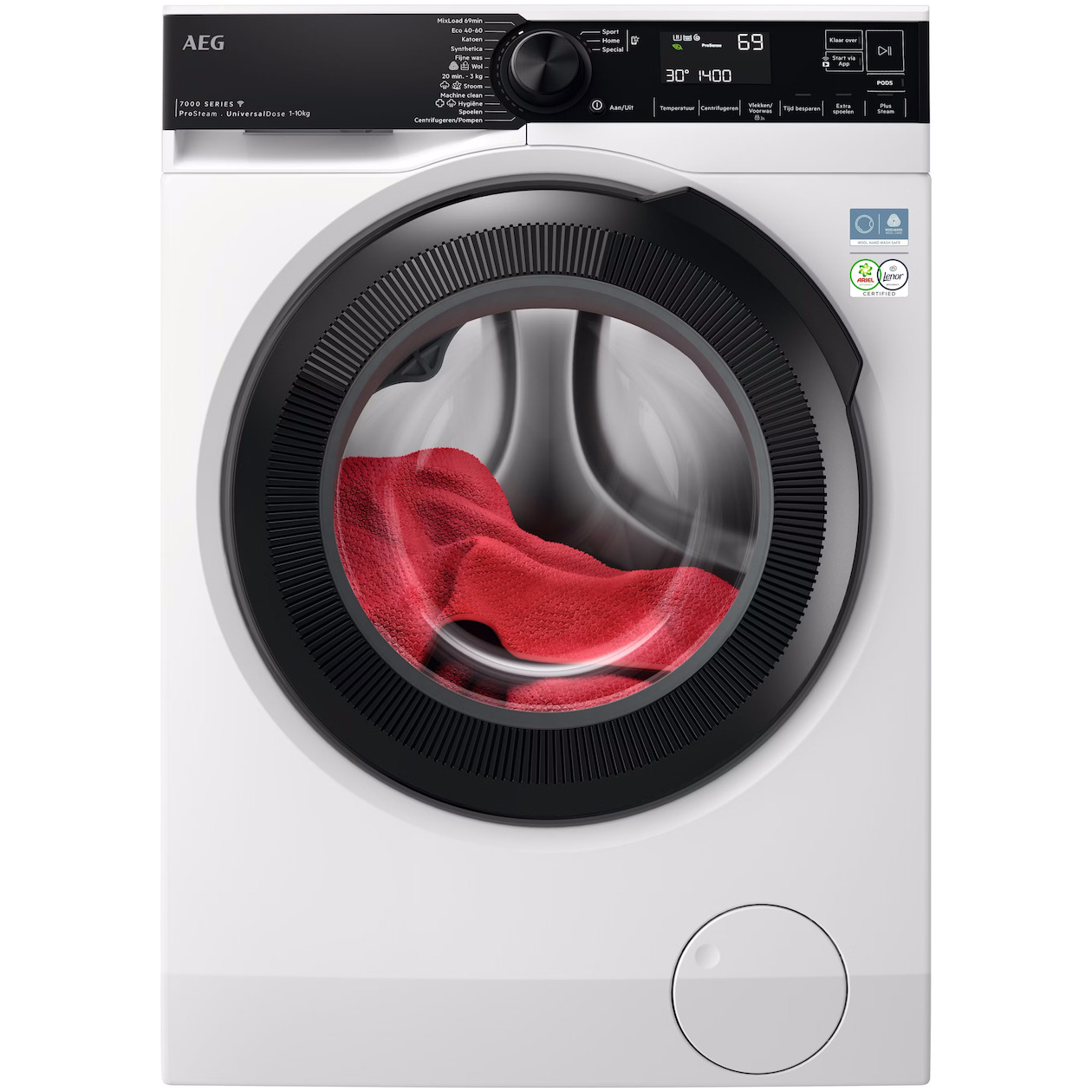 AEG LR7604UC4 Wasmachine Wit