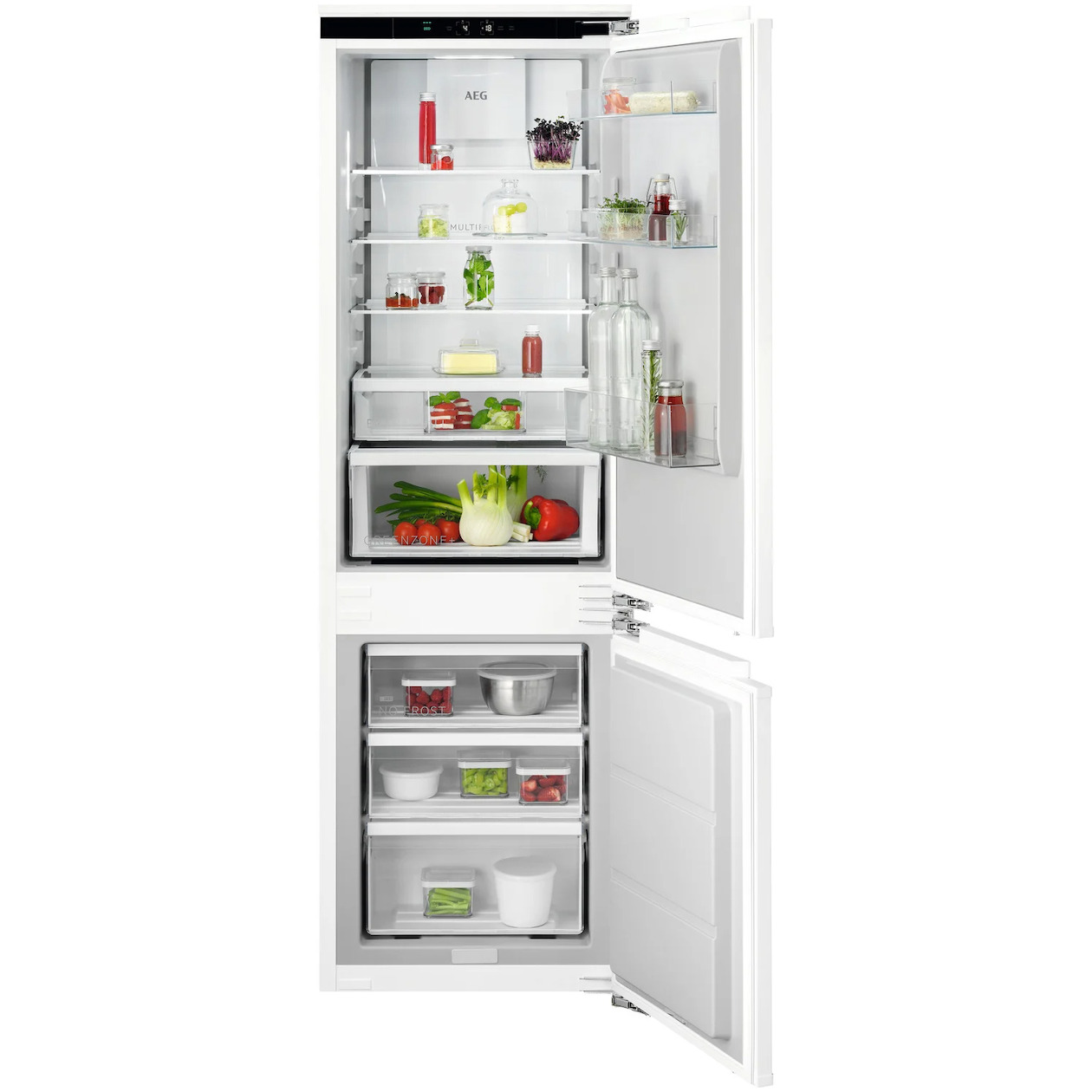 AEG TC7MS181CF Inbouw koel-vriescombinatie afbeelding