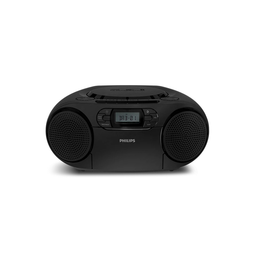 Philips TAZ2500 DAB radio Zwart