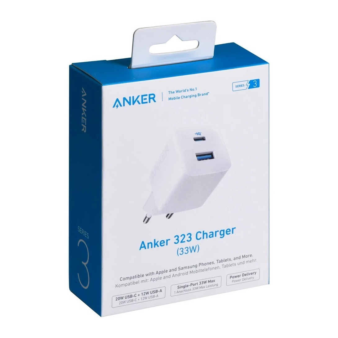 Anker 323 Charger (33W) Oplader Wit, foto 2