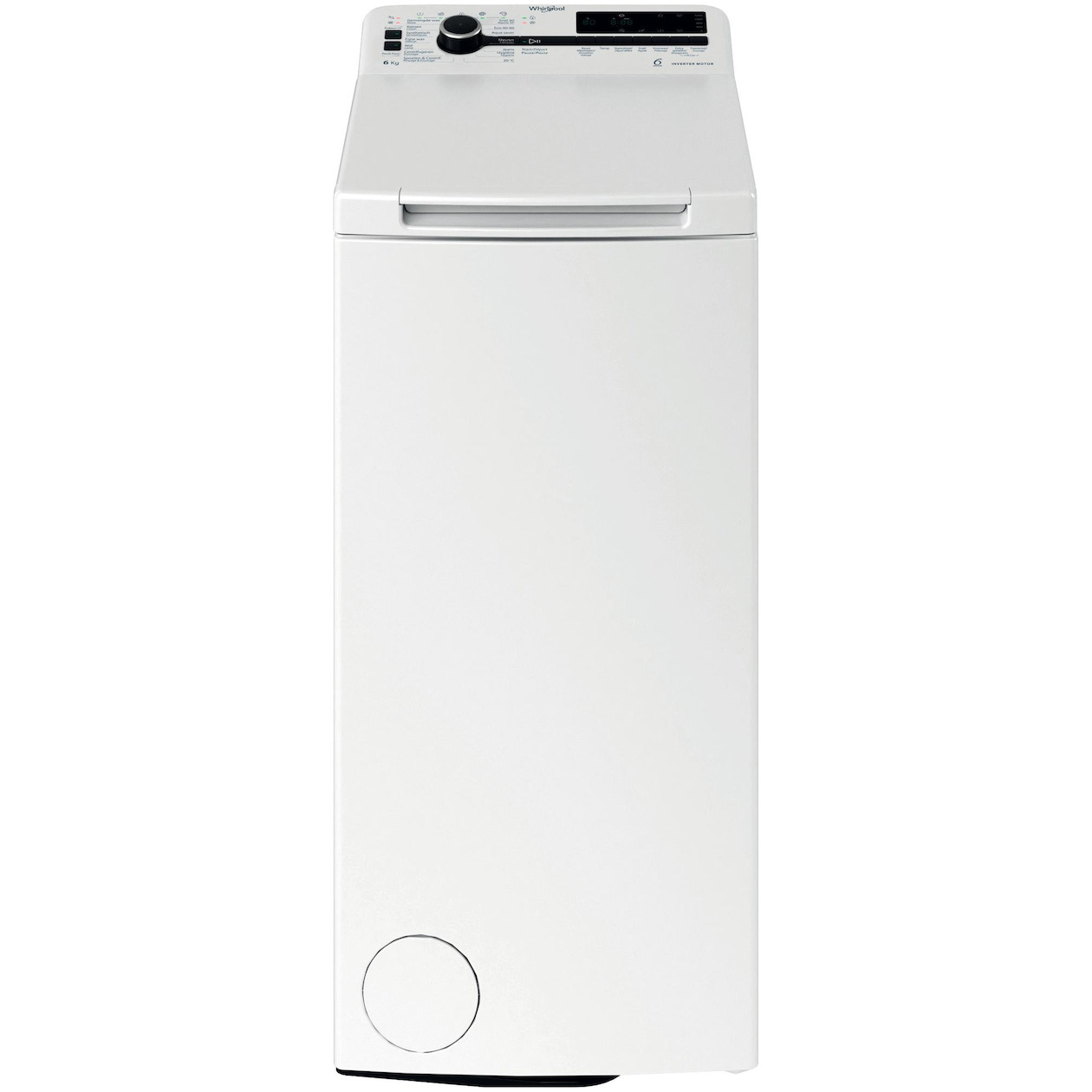 Whirlpool TDLR 6261BS BE Wasmachine bovenlader Wit afbeelding