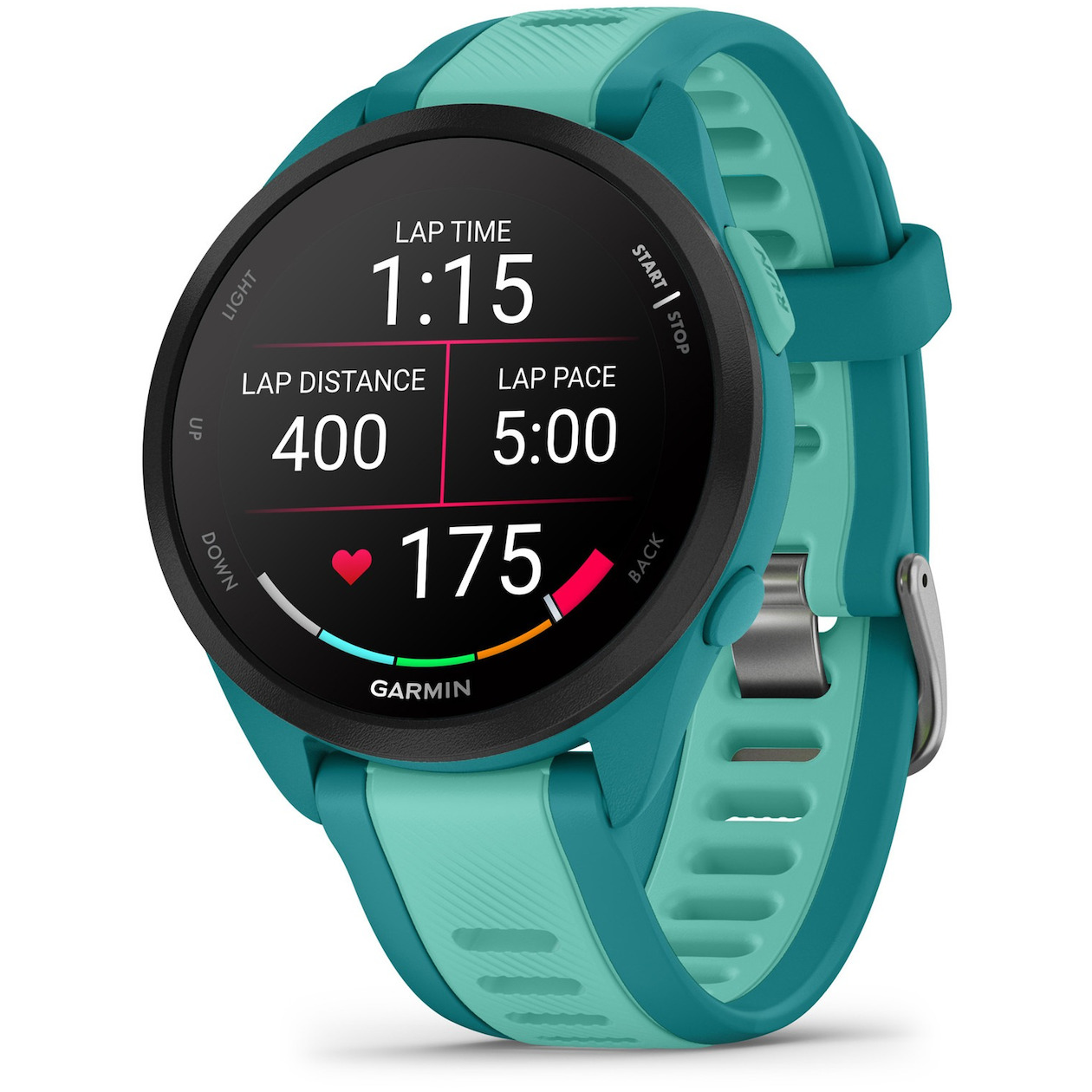 Garmin Forerunner 165 Music, GPS, WiFi Smartwatch Blauw afbeelding