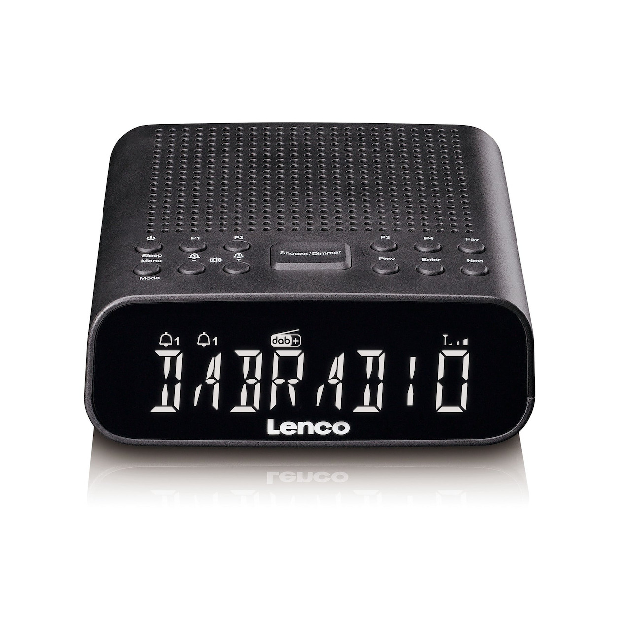 Lenco CR-606BK Wekker radio Zwart