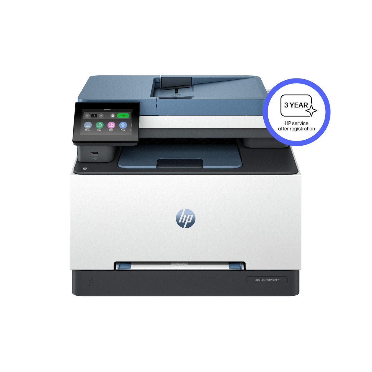 HP Color LaserJet Pro MFP 3302fdw All-in-one laser printer Blauw, foto 2