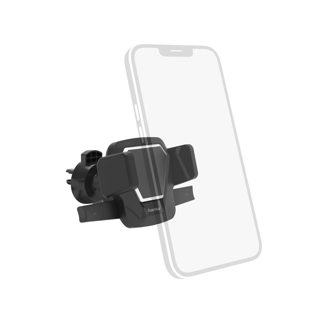 Hama Smartphonehouder Comfort Vent 5.5-8.5 cm Telefoonhouder Zwart afbeelding