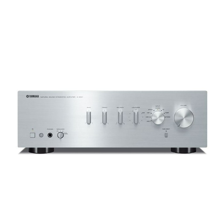 Yamaha AS-301 Versterker Zilver afbeelding